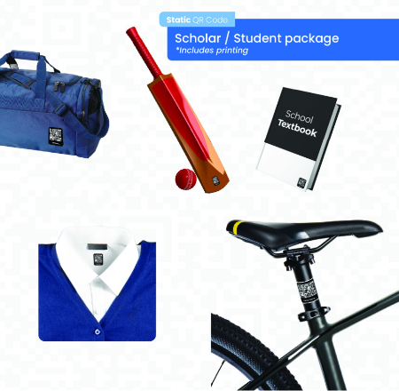 Picture for category School clothes & apparel QR labels